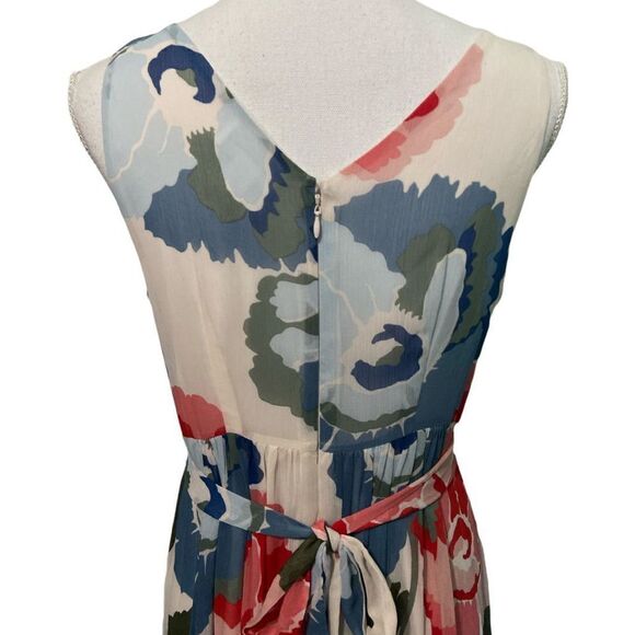 Motherhood Maternity Surplice Neckline Chiffon Flowy Floral Maxi Dress - Picture 6 of 9